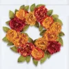 Collections Etc Artificial Fall Peony Hanging Door Wreath -Home Decor Shop GUEST 00087ece dc00 4b6a af82 981b885d5b01