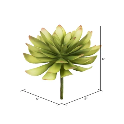 Vickerman 6" Artificial Assorted Succulent Picks, Set Of 3 5 Vickerman 6" Artificial Assorted Succulent Picks, Set Of 3 - Image 3