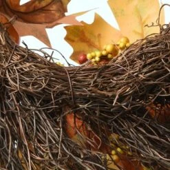 National Tree Company Artificial Autumn Wreath, Decorated With Pumpkins, Gourds, Berry Clusters, Maple Leaves, Autumn Collection, 22 In -Home Decor Shop GUEST 01b3d0ef 0cad 4407 a8ad f5cb90127b4b