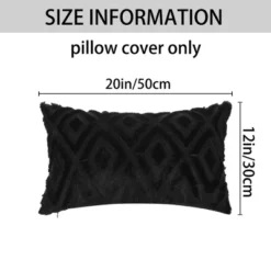 Unique Bargains Shaggy Plush Faux Fur Throw Patterned Pillow Covers 2 Pcs -Home Decor Shop GUEST 068e5f0c 4b88 407c aca7 a14faf753264