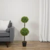 Northlight 36" Green Double Sphere Artificial Boxwood Topiary Potted Plant -Home Decor Shop GUEST 0e96abc4 ac67 4d03 b4aa 79fcc266d0e1