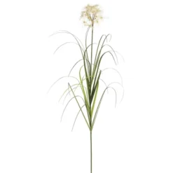 Artificial Dandelion Grass In Pot (24") Cream - Vickerman