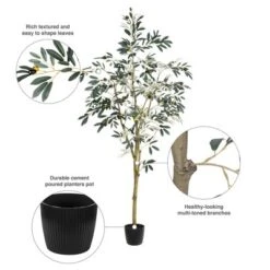 Vickerman Artificial Potted Olive Tree -Home Decor Shop GUEST 138cf814 d69d 48e9 8979 74c23ed6dacb