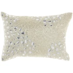 10"x14" Luminescence Fully Beaded Lumbar Throw Pillow - Mina Victory -Home Decor Shop GUEST 158a63bf 1e3b 4949 aa31 3607abf2bb5c