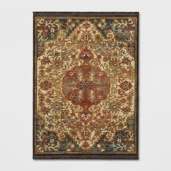 Floral Woven Medallion Persian Rug - Threshold™ -Home Decor Shop GUEST 15dbed82 385b 4f98 ac73 439d770df88f