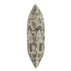 18"x18" Polyester Insert In Lhasa Square Throw Pillow Cream - Skyline Furniture