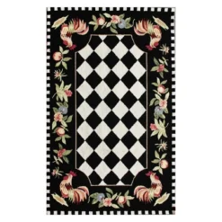 Angla Rooster Kitchen Area Rug Black - NuLOOM 20 Angla Rooster Kitchen Area Rug Black - NuLOOM -Home Decor Shop GUEST 1808dbdf ae83 41cd bd70 c902f2b17be0