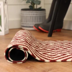 2'x3' ColorStar Greek Grid Door Mat Red Rust - Bungalow Flooring -Home Decor Shop GUEST 18f38b0c 1151 4fb9 a4ec a03b33d0d089