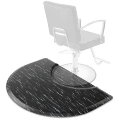 Saloniture Salon & Barber Shop Chair Anti-Fatigue Floor Mat - Black Semi Circle -Home Decor Shop GUEST 1d5a1dde 0232 48eb 9e6b e4c29116fe1c