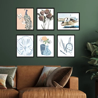 Set Of 6 Picture Frames - 11x14 Photo Frame Set With Stand And Hooks For Gallery Wall Or Family Portrait - Picture Wall Decor By Hastings Home 20 Set Of 6 Picture Frames - 11x14 Photo Frame Set With Stand And Hooks For Gallery Wall Or Family Portrait - Picture Wall Decor By Hastings Home - Image 18