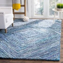 Blue Swirl Tufted Accent Rug 4'x6' - Safavieh -Home Decor Shop GUEST 23786d88 f281 4f09 bfa6 3ea4bf6b601b