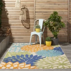 Nourison Aloha Floral Bloom Outdoor Rug -Home Decor Shop GUEST 26b1dbfd c4d8 4826 8e0c 1c581ea89535