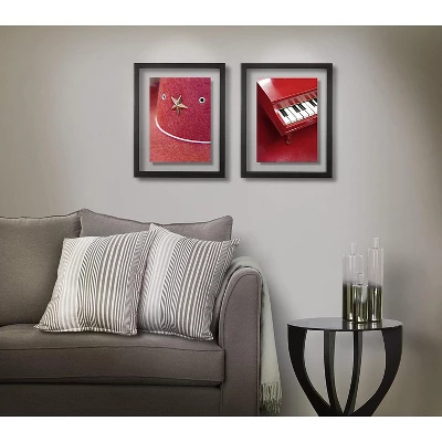 Umbra Floating Frame For Displaying Documents, Diploma, Certificate, Photo Or Artwork, 11 X 14 8-1/2 X 11, Black, 2 Count 4 Umbra Floating Frame For Displaying Documents, Diploma, Certificate, Photo Or Artwork, 11 X 14 8-1/2 X 11, Black, 2 Count - Image 2