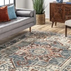 NuLOOM Charlotte Faded Medallion Area Rug -Home Decor Shop GUEST 29391b2c a4a1 4ee6 9464 1581081c535f