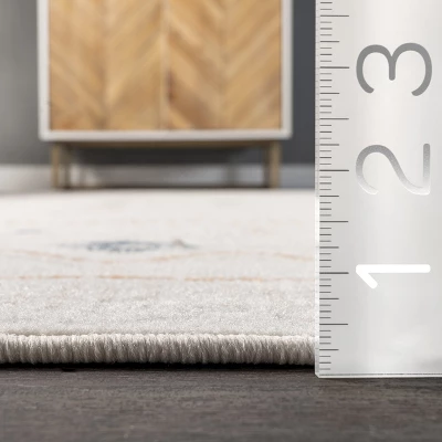 NuLOOM Sevanna Distressed Global Trellis Area Rug 4 NuLOOM Sevanna Distressed Global Trellis Area Rug - Image 2