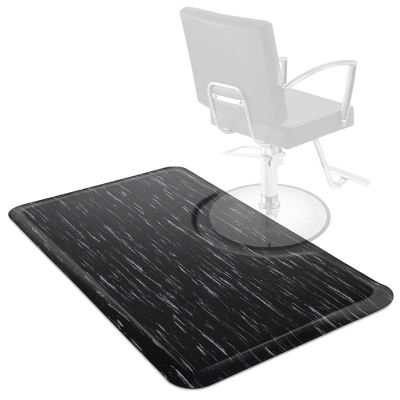 Saloniture 3 Ft. X 5 Ft. Salon & Barber Shop Chair Anti-Fatigue Floor Mat -Black Rectangle 12 Saloniture 3 Ft. X 5 Ft. Salon & Barber Shop Chair Anti-Fatigue Floor Mat -Black Rectangle - Image 10