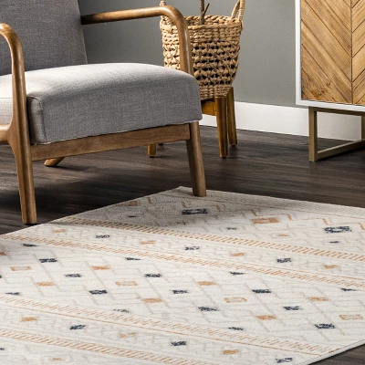 NuLOOM Sevanna Distressed Global Trellis Area Rug 10 NuLOOM Sevanna Distressed Global Trellis Area Rug - Image 8