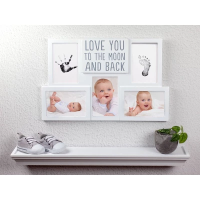 Pearhead Love You To The Moon And Back Babyprints Collage Frame 5 Pearhead Love You To The Moon And Back Babyprints Collage Frame - Image 3