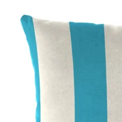 Set Of 2 16" X 16" Outdoor Throw Pillows Washed Turquoise White - Jordan Manufacturing -Home Decor Shop GUEST 3117d1d9 9475 40e8 a11f 66d772d2cd8a