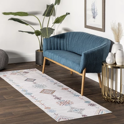 NuLOOM Kiya Machine Washable Moroccan Global Geometric Area Rug 3 NuLOOM Kiya Machine Washable Moroccan Global Geometric Area Rug