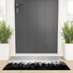 Mareike Boehmer Woods Looped Vinyl Welcome Mat - Society6