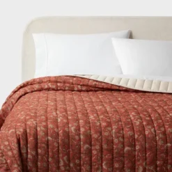 Voile Floral Printed Quilt Bronze - Threshold™ -Home Decor Shop GUEST 3424c1ce 85b3 40a5 856c d054b1d8f698