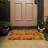 Okuna Outpost Happy Holidays Coco Coir Non Slip Christmas Doormat For Outdoor Entrance, Christmas Decor, 17 X 30 In 1 Okuna Outpost Happy Holidays Coco Coir Non Slip Christmas Doormat For Outdoor Entrance, Christmas Decor, 17 X 30 In -Home Decor Shop GUEST 3547be4c e7ea 46e6 906e 77948e4c3c15