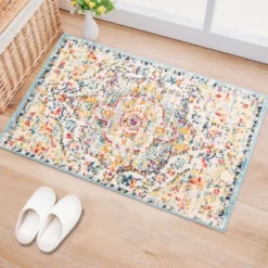 World Rug Gallery Distressed Vintage Bohemian Area Rug -Home Decor Shop GUEST 35e887af c99b 4333 8f03 d9c5aabe6e38