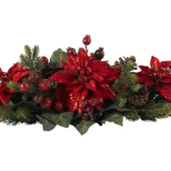 Poinsettia & Berry Centerpiece - Nearly Natural 7 Poinsettia & Berry Centerpiece - Nearly Natural -Home Decor Shop GUEST 36e307bf 42ac 4622 97ca efaa6bd989e7