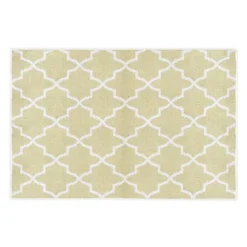 Sussexhome Lattice Collection Cotton Heavy Duty Low Pile Area Rug , 2' X 3' -Home Decor Shop GUEST 38f9cea4 1584 4940 902f 7c7778689919