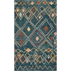 Edythe Geometric Hooked Rug - Safavieh -Home Decor Shop GUEST 3c729b3e 1cc0 4275 9002 26d3409be675