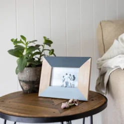 4x6 Inches Blue Wood & Glass Photo Frame - Foreside Home & Garden -Home Decor Shop GUEST 3ce2c620 b461 4e8a 931c 9c1eb6f3add6