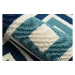 Indoor/Outdoor Blue Squares Rug -Home Decor Shop GUEST 3de00b16 7810 484a b52e 60e3ef2dc0ca