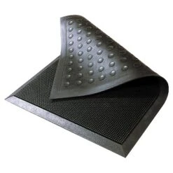 HomeTrax Rubber Brush Doormat - Black (32"x39") -Home Decor Shop GUEST 3e148ea1 f7c5 4d79 b38d 242dcb4f4858