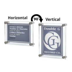 Azar Displays Floating Acrylic Wall Frame With Silver Stand Off Caps: 22" X 28" Graphic Size, Overall Frame Size: 26" X 32" -Home Decor Shop GUEST 40176c11 31dd 414a 8ca2 392b0ccdfe14