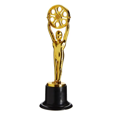 Juvale Pack Of 12 Mini Award Trophies - Plastic Movie Film Buff Trophy - Trophies For Kids - Great For Teachers, Gold, Black 9 Juvale Pack Of 12 Mini Award Trophies - Plastic Movie Film Buff Trophy - Trophies For Kids - Great For Teachers, Gold, Black - Image 7