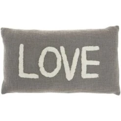 12"x21" Oversize Life Styles 'Love' Tufted Lumbar Throw Pillow - Mina Victory -Home Decor Shop GUEST 446cf04f 2bb2 4670 9d5b cb2d9c8eb559