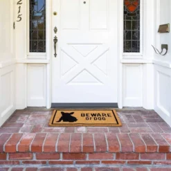 Beware Of Dog Natural Coir Door Mat 17"x30" - Welcome Front Doormat Non Slip Rug For Home Indoor Outdoor Entrance 11 Beware Of Dog Natural Coir Door Mat 17"x30" - Welcome Front Doormat Non Slip Rug For Home Indoor Outdoor Entrance -Home Decor Shop GUEST 463cc741 8cdc 4d5d b5d5 ae161c302acc
