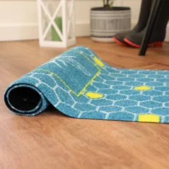 2'x3' ColorStar Bee Hex Door Mat Teal - Bungalow Flooring 12 2'x3' ColorStar Bee Hex Door Mat Teal - Bungalow Flooring -Home Decor Shop GUEST 4dc33e70 5610 4f03 a9e6 f5ed18c5ac49