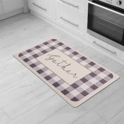World Rug Gallery Gather Plaid Anti-Fatigue Standing Mat -Home Decor Shop GUEST 50b3d55b 7228 48c5 8cb2 bc5e724d8c2f