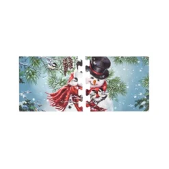 Evergreen Snowman Snuggles Sassafras Switch Puzzle Mat 11.5 X 10 Inches Indoor And Outdoor Decor -Home Decor Shop GUEST 50c042b0 84cc 4d12 9c6e 7510e2336485