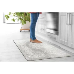 World Rug Gallery Distressed Traditional Vintage Design Anti Fatigue Standing Mat -Home Decor Shop GUEST 50d51c13 0b8e 47b3 93d8 55adf107a11b