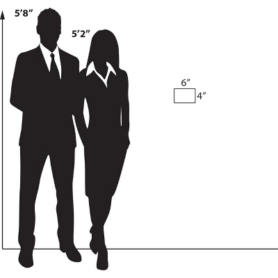 Azar Displays Clear Acrylic Wall Artwork And Photo Frame With Tape 6" W X 4" H - Landscape/Horizontal, 2-Pack 7 Azar Displays Clear Acrylic Wall Artwork And Photo Frame With Tape 6" W X 4" H - Landscape/Horizontal, 2-Pack - Image 5