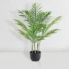 Forever Leaf 30" Artificial Palm Tree In Black Pot, Indoor Artificial Plant For Home Decor -Home Decor Shop GUEST 55c751c0 fd66 4c68 b4ee 0e52adab4684