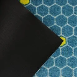 2'x3' ColorStar Bee Hex Door Mat Teal - Bungalow Flooring 13 2'x3' ColorStar Bee Hex Door Mat Teal - Bungalow Flooring -Home Decor Shop GUEST 5a0add35 2712 4dd9 9aa1 5e05dcc74529