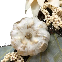 Northlight Dahlia And Pumpkin Fall Artificial Floral Wreath, 22-Inch 9 Northlight Dahlia And Pumpkin Fall Artificial Floral Wreath, 22-Inch -Home Decor Shop GUEST 5a534d33 d74c 4acc 8971 2ddcbf1ad587