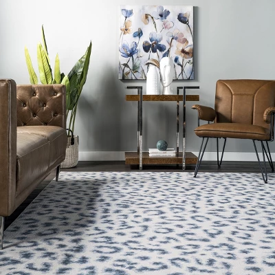 NuLOOM Mason Machine Washable Contemporary Leopard Print Area Rug 9 NuLOOM Mason Machine Washable Contemporary Leopard Print Area Rug - Image 7