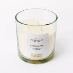 Clear Glass Masala Rose Candle White - Threshold™ Designed With Studio McGee -Home Decor Shop GUEST 6158848c d4f8 4efe 93c4 8a58a533ee09