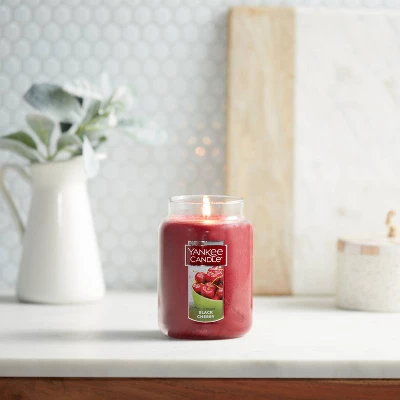 'Black Cherry' 22oz Large Jar - Yankee Candle 6 'Black Cherry' 22oz Large Jar - Yankee Candle - Image 4