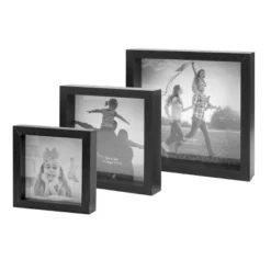 3pc Nesting Frame Set Black - Stonebriar Collection